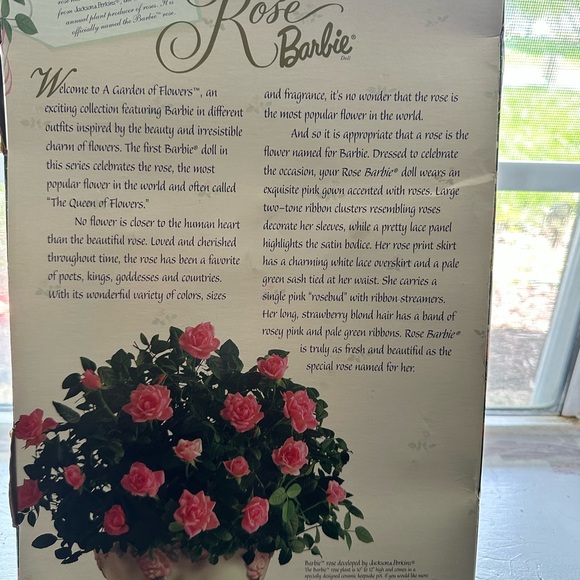 Pink Rose Barbie Doll - Picture 2 of 2